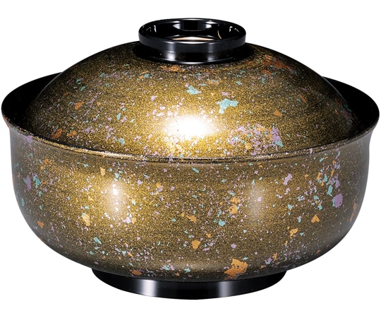 福井クラフト TA5寸 ゆり型煮物椀 金光彩高台内金ライン 31006990 1個（ご注文単位1個）【直送品】