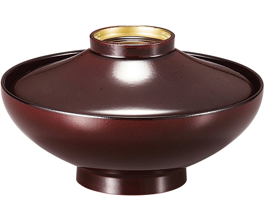 福井クラフト 平富士煮物椀 溜高台内金 37002130 1個（ご注文単位1個）【直送品】