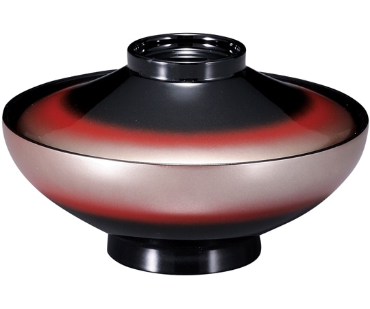 福井クラフト 平富士煮物椀 朱銀ぼかし 31006910 1個（ご注文単位1個）【直送品】