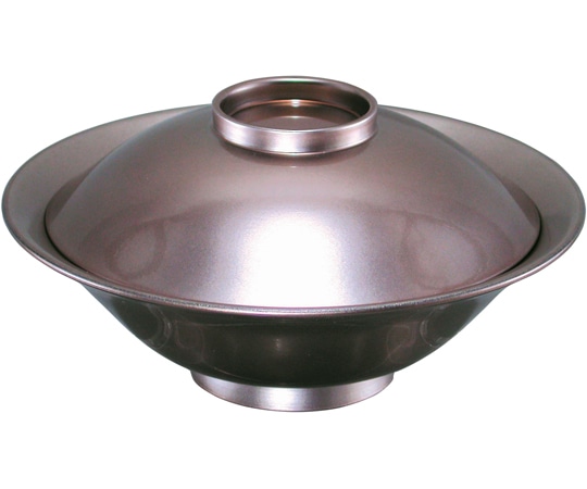 福井クラフト 5.3寸 笠富士煮物椀 銀透き 15158240 1個（ご注文単位1個）【直送品】