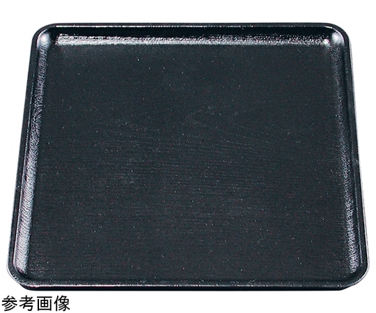 福井クラフト 9寸 布目角盆 黒普賢塗弱SL 15151110 1個（ご注文単位1個）【直送品】