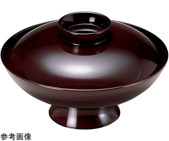 福井クラフト 耐熱5.5寸 小槌椀(蓋親)溜 内黒 33601410 1個（ご注文単位1個）【直送品】