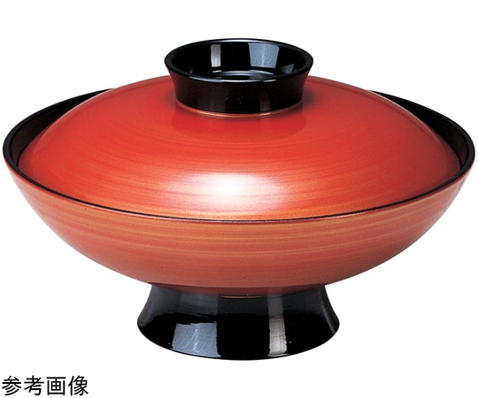 福井クラフト 耐熱5.5寸 小槌椀(蓋親)朱こがねツバ黒 内黒 12025550 1個（ご注文単位1個）【直送品】