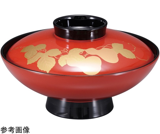 福井クラフト 5.5寸 小槌椀 朱ツバ黒/ひょうたん 内黒 30048410 1個（ご注文単位1個）【直送品】