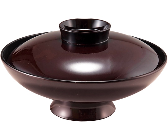 福井クラフト 7.0寸 小槌椀(蓋親)溜 30120260 1個（ご注文単位1個）【直送品】