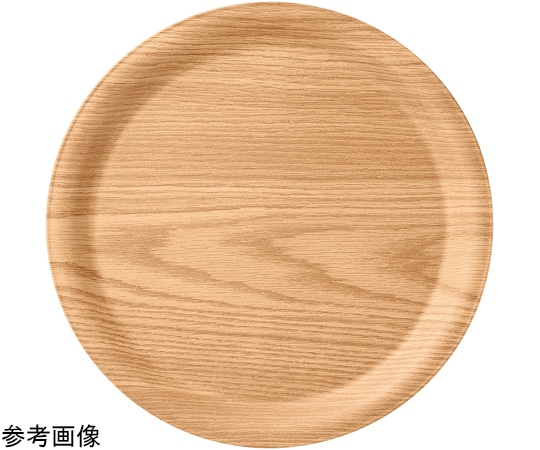 福井クラフト 耐熱木)φ32cm 丸トレー ナチュラルブラウンSL 17416110 1個（ご注文単位1個）【直送品】