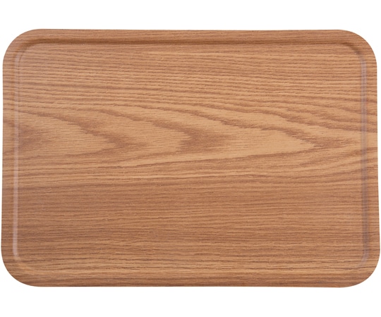 福井クラフト 43cm 長角フラットトレー ナチュラルブラウンSL 11014650 1個（ご注文単位1個）【直送品】