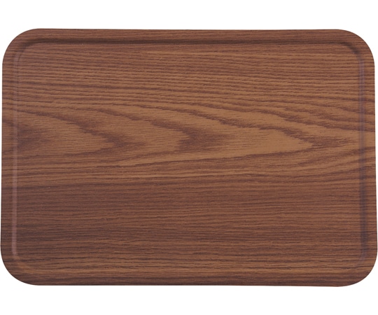 福井クラフト 46cm 長角フラットトレー ダークブラウンSL 11014690 1個（ご注文単位1個）【直送品】