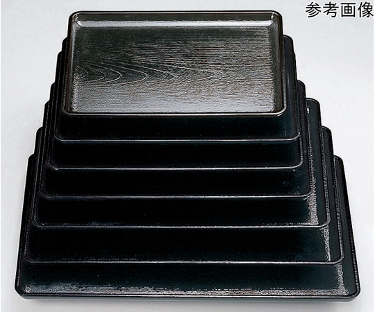 福井クラフト 尺3 ケヤキ会席盆 黒 50410140 1個（ご注文単位1個）【直送品】