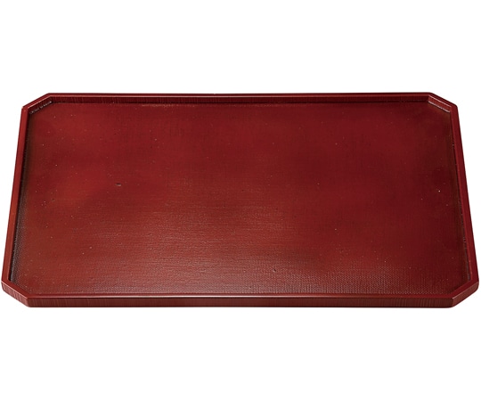 福井クラフト 木)尺3 隅切会席盆 布目根来 17416850 1個（ご注文単位1個）【直送品】