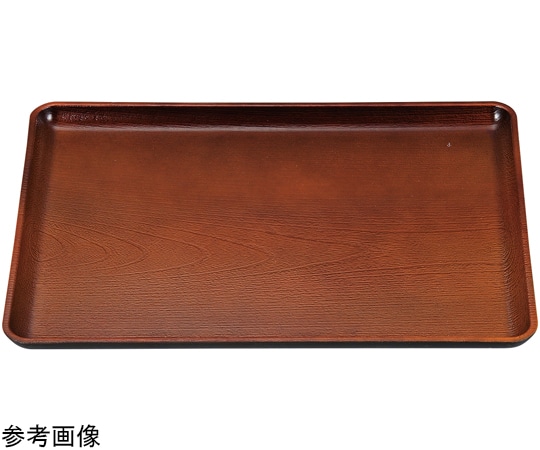 福井クラフト 尺1 ケヤキ会席盆 ブラウン弱SL 11008720 1個（ご注文単位1個）【直送品】