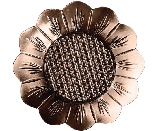 福井クラフト メタルコースター ひまわりブロンズ 80602920 1個（ご注文単位1個）【直送品】