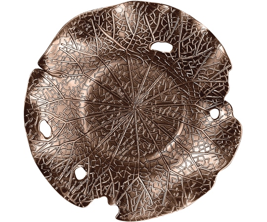 福井クラフト メタルコースター 枯れ葉ブロンズ 80602980 1個（ご注文単位1個）【直送品】