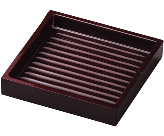 福井クラフト 鉋目角コースター 新溜消 81015100 1個（ご注文単位1個）【直送品】