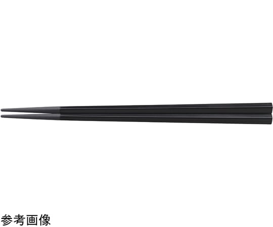 福井クラフト PBT21cm 五角箸 黒塗 90031320 1個（ご注文単位1個）【直送品】