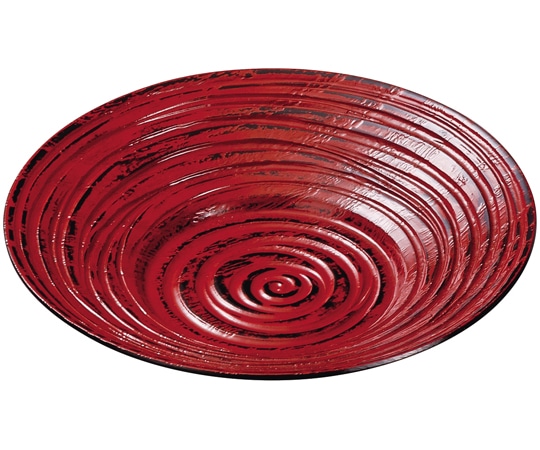 福井クラフト 3.6寸 宴乱筋茶托 根来 75000180 1個（ご注文単位1個）【直送品】