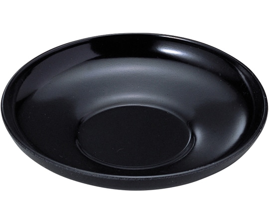 福井クラフト 3.6寸 ダルマ茶托 黒 75000240 1個（ご注文単位1個）【直送品】