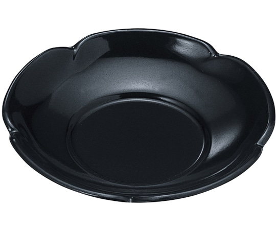 福井クラフト 3.6寸 梅無地茶托 黒 90042960 1個（ご注文単位1個）【直送品】