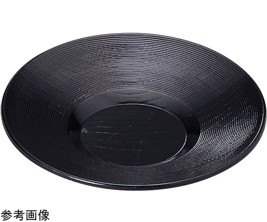 福井クラフト A3.5寸 千筋茶托 黒塗 75000100 1個（ご注文単位1個）【直送品】