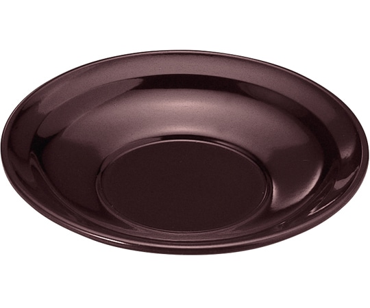 福井クラフト 4寸 越路茶托 溜(全面塗) 75000440 1個（ご注文単位1個）【直送品】