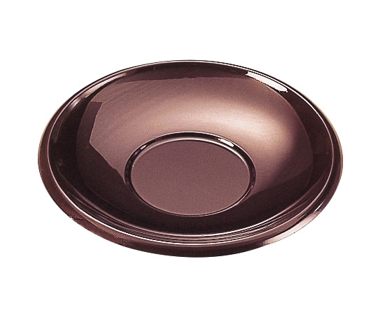 福井クラフト 4寸 福茶托 溜パール 90020640 1個（ご注文単位1個）【直送品】