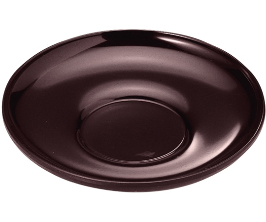 福井クラフト 4.2寸 だるま茶托 溜(全面塗) 75000150 1個（ご注文単位1個）【直送品】