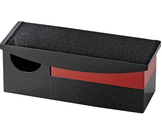 福井クラフト モダン弁当セット黒/朱 銀パール(蓋・底親・中親) 21011530 1個（ご注文単位1個）【直送品】