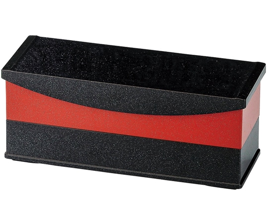 福井クラフト 夢枕長手盛箱 2段黒/朱銀パール(蓋中親底親) 21015770 1個（ご注文単位1個）【直送品】