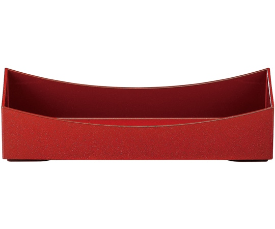 福井クラフト 夢枕長手盛箱用(中親アーチ型)朱銀パール 21015772 1個（ご注文単位1個）【直送品】