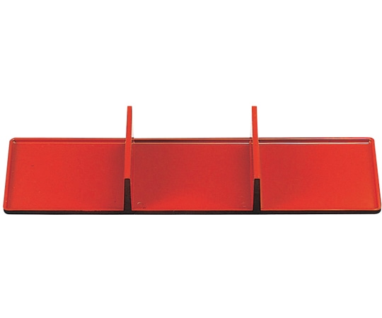 福井クラフト 九寸長手清風弁当 三仕切朱 21019560 1個（ご注文単位1個）【直送品】