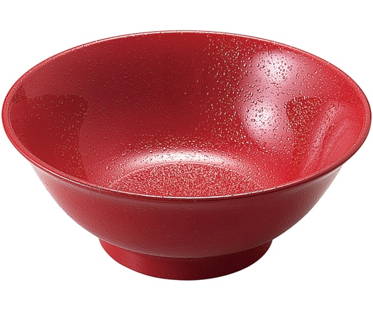 福井クラフト 耐熱 7寸 ラーメン鉢 紅赤クリヤータタキ 40421840 1個（ご注文単位1個）【直送品】