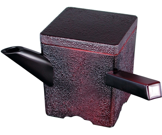 福井クラフト 新元禄角湯筒(大)古代漆刻塗 15157880 1個（ご注文単位1個）【直送品】