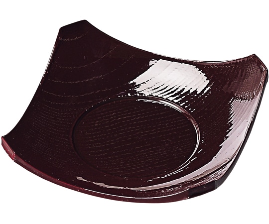 福井クラフト 隅切茶碗蒸皿 新溜 81258300 1個（ご注文単位1個）【直送品】