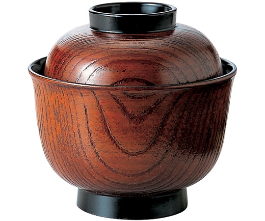 福井クラフト A姫木目小吸椀 栃 33601770 1個（ご注文単位1個）【直送品】