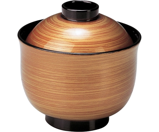 福井クラフト 耐熱3寸 ゆり型小吸物椀 ゴールドカスミ 内黒 12023690 1個（ご注文単位1個）【直送品】