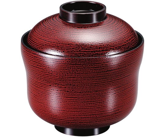 福井クラフト 耐熱佑ひさご小吸椀 溜刷毛目 内黒 12033800 1個（ご注文単位1個）【直送品】