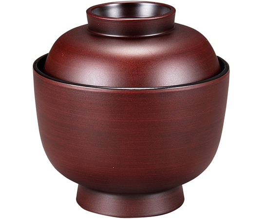 福井クラフト 耐熱一口古代椀 梅茶かすみ内黒 30044460 1個（ご注文単位1個）【直送品】