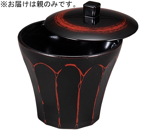 福井クラフト 耐熱2.8寸 荒彫小町カップ 親のみ 曙 内黒 31005392 1個（ご注文単位1個）【直送品】