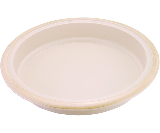 福井クラフト メラミン φ405丸深皿 クリーム木目 80116490 1個（ご注文単位1個）【直送品】