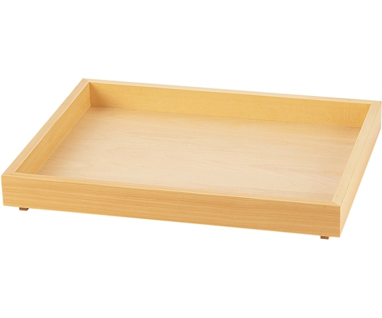 福井クラフト 木製トレー1/2(浅)白木 80113210 1個（ご注文単位1個）【直送品】