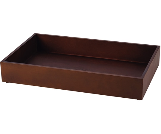 福井クラフト 木製トレー1/1(深)ブラウン 80113280 1個（ご注文単位1個）【直送品】