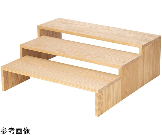 福井クラフト 木製コの字什器 600×H170 白木 80113370 1個（ご注文単位1個）【直送品】