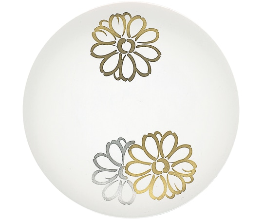 福井クラフト A150寿司皿 フラワー 白 12043040 1個（ご注文単位1個）【直送品】