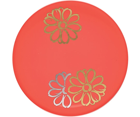 福井クラフト A150寿司皿 フラワー オレンジ 12043070 1個（ご注文単位1個）【直送品】