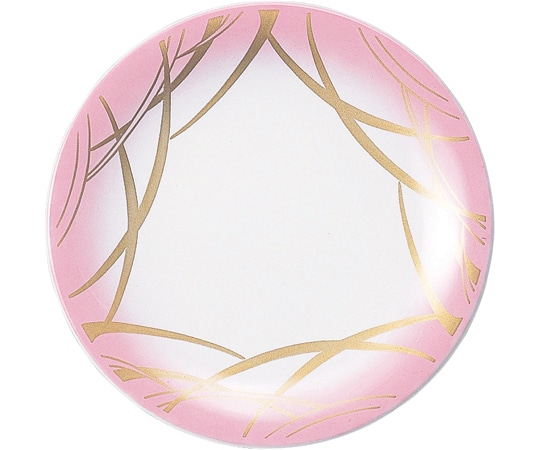 福井クラフト A150寿司皿 ピンク ぼかし朝つゆ 12015895 1個（ご注文単位1個）【直送品】