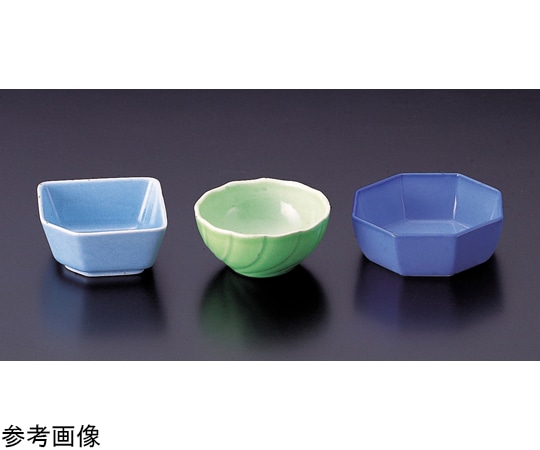 福井クラフト 陶)ねじり鉢 グリーン 97010090 1個（ご注文単位1個）【直送品】