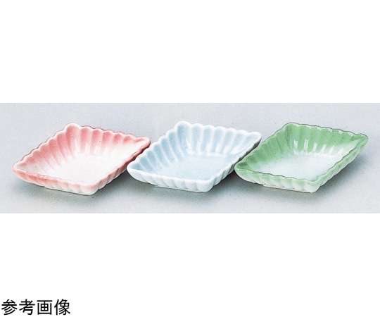 福井クラフト 陶器菱菊鉢 ライトピンクボカシ 22921370 1個（ご注文単位1個）【直送品】