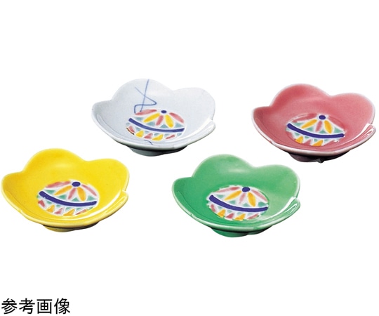 福井クラフト 陶)梅花珍味皿 白 89809140 1個（ご注文単位1個）【直送品】