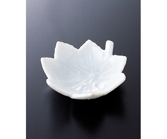 福井クラフト 陶)紅葉小皿 白 89669920 1個（ご注文単位1個）【直送品】