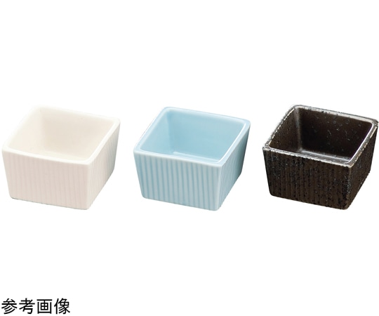 福井クラフト 陶)5.8cm 筋入角珍味 青磁 93017880 1個（ご注文単位1個）【直送品】